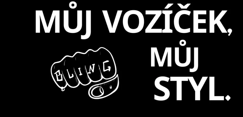 Vlajka na vozíček