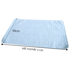 Pratelné podložka, šíře 60cm  - rozměr na přání