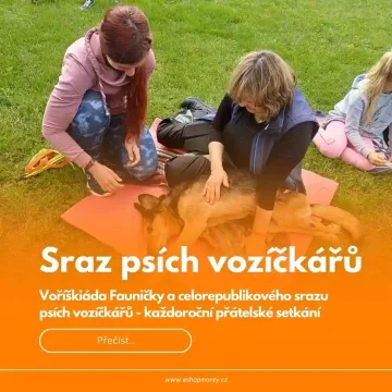 10.ročník Voříškiáda Fauničky a celorepublikového srazu psích vozíčkářů.