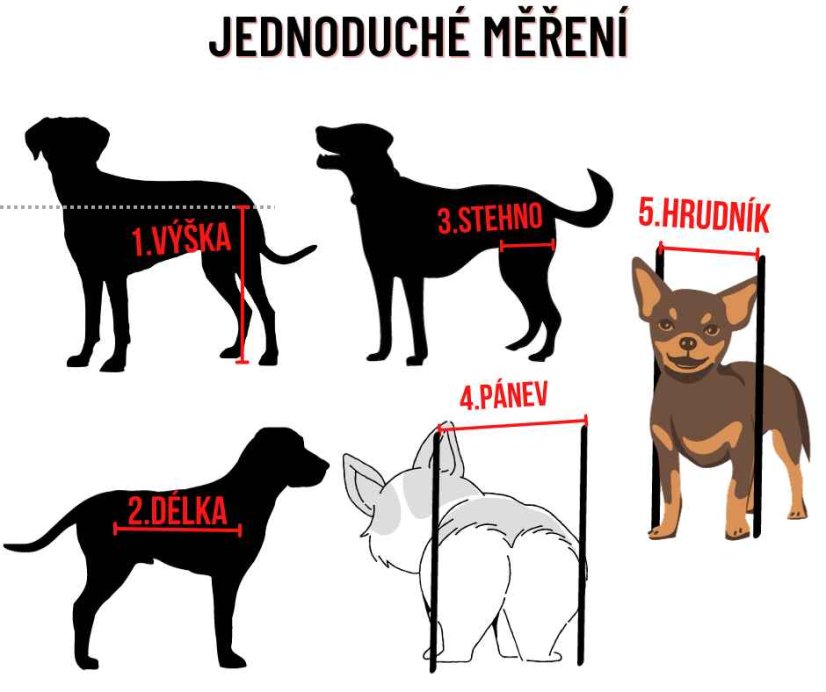 Vozík pro psa na podporu zadních nohou do 5 kg - XS