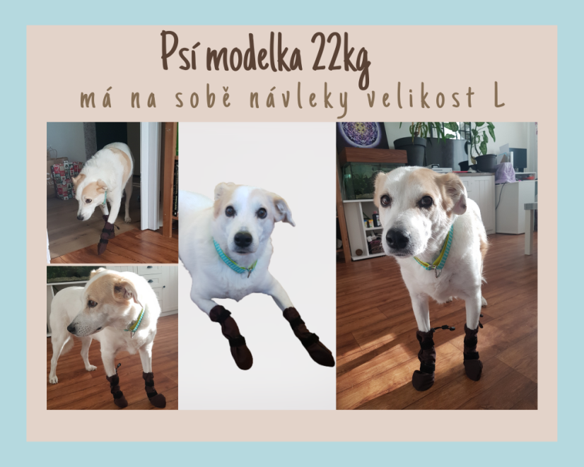 Návleky na nohy, boty pro psy