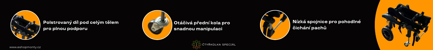 čtyřkolka pro psa