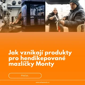 Jak vznikají produkty pro hendikepované mazlíčky Monty